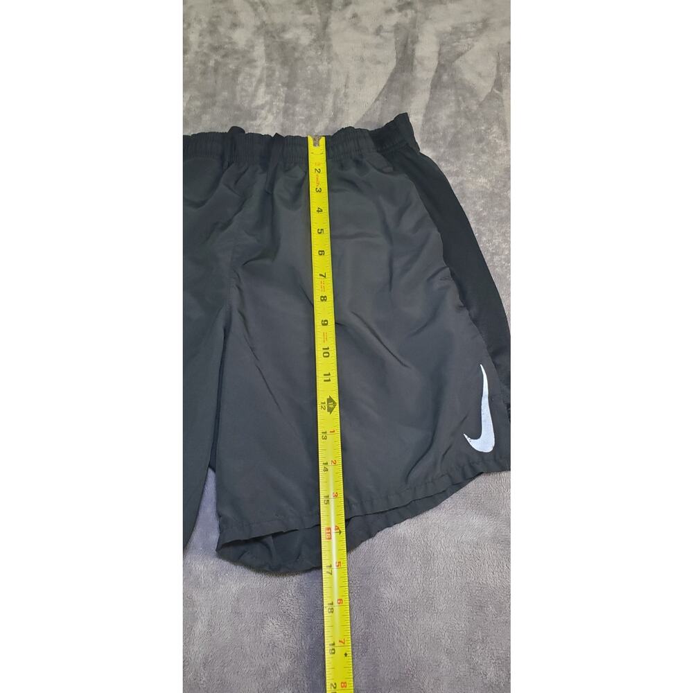 Nike Lined Running Shorts Sz M Black Men's Pre-owned Hiking Gym Yoga No Label - Picture 2 of 7
